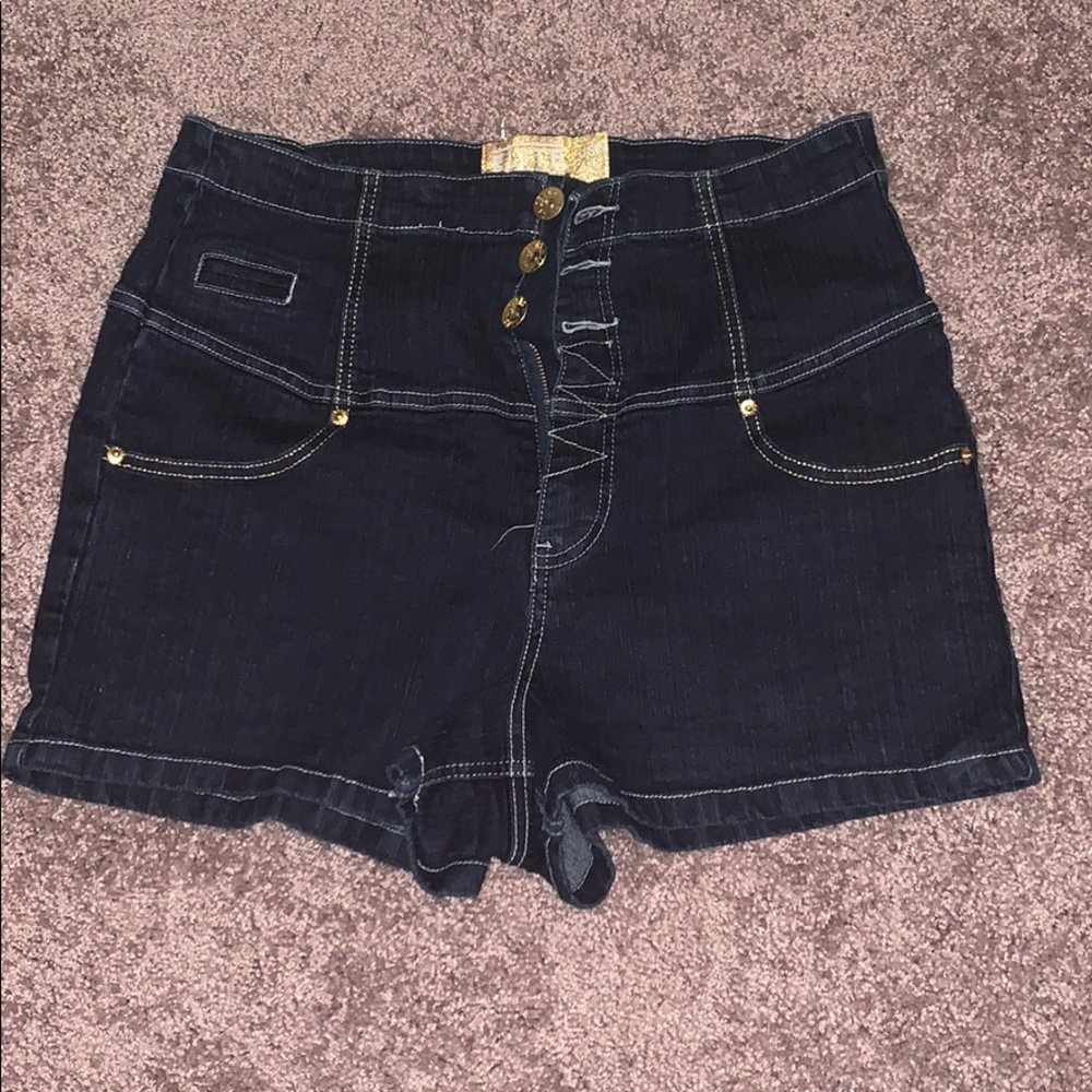 Juniors High Waisted Shorts